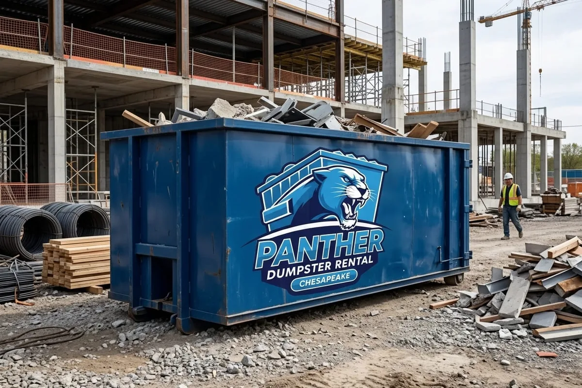 Construction Dumpster Rental in Chesapeake, VA