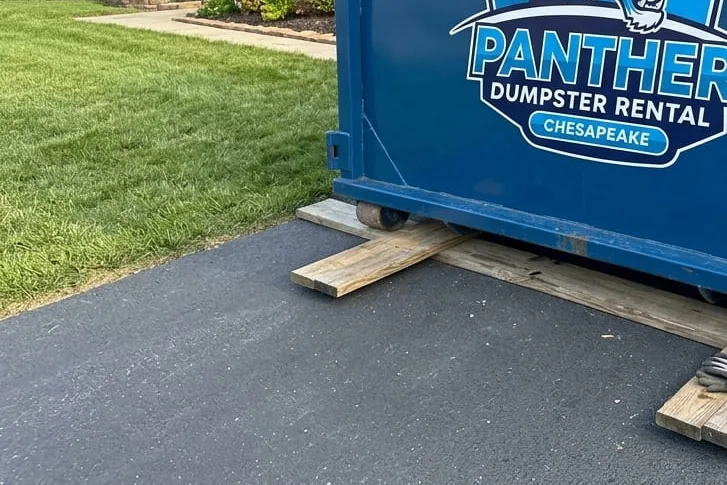 Protect Your Driveway During a Dumpster Rental