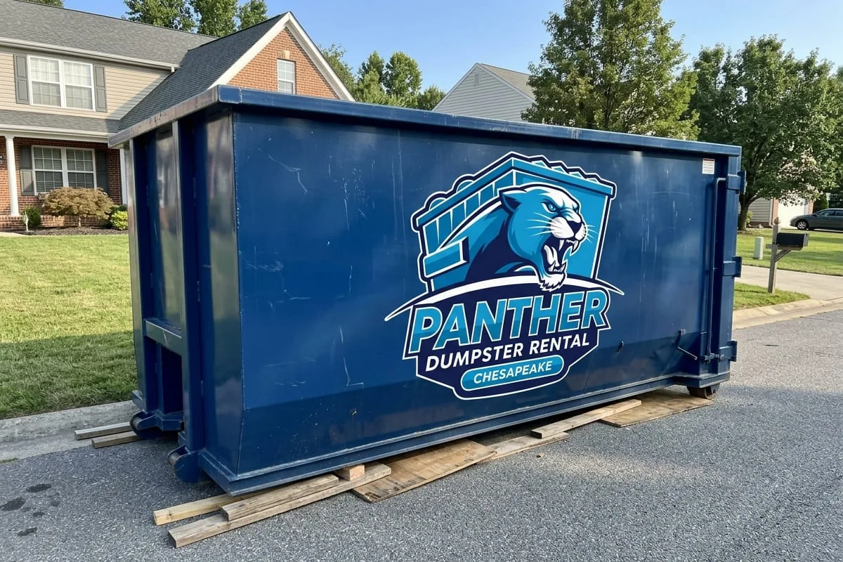 The range of roll-off dumpster sizes available in Chesapeake, VA
