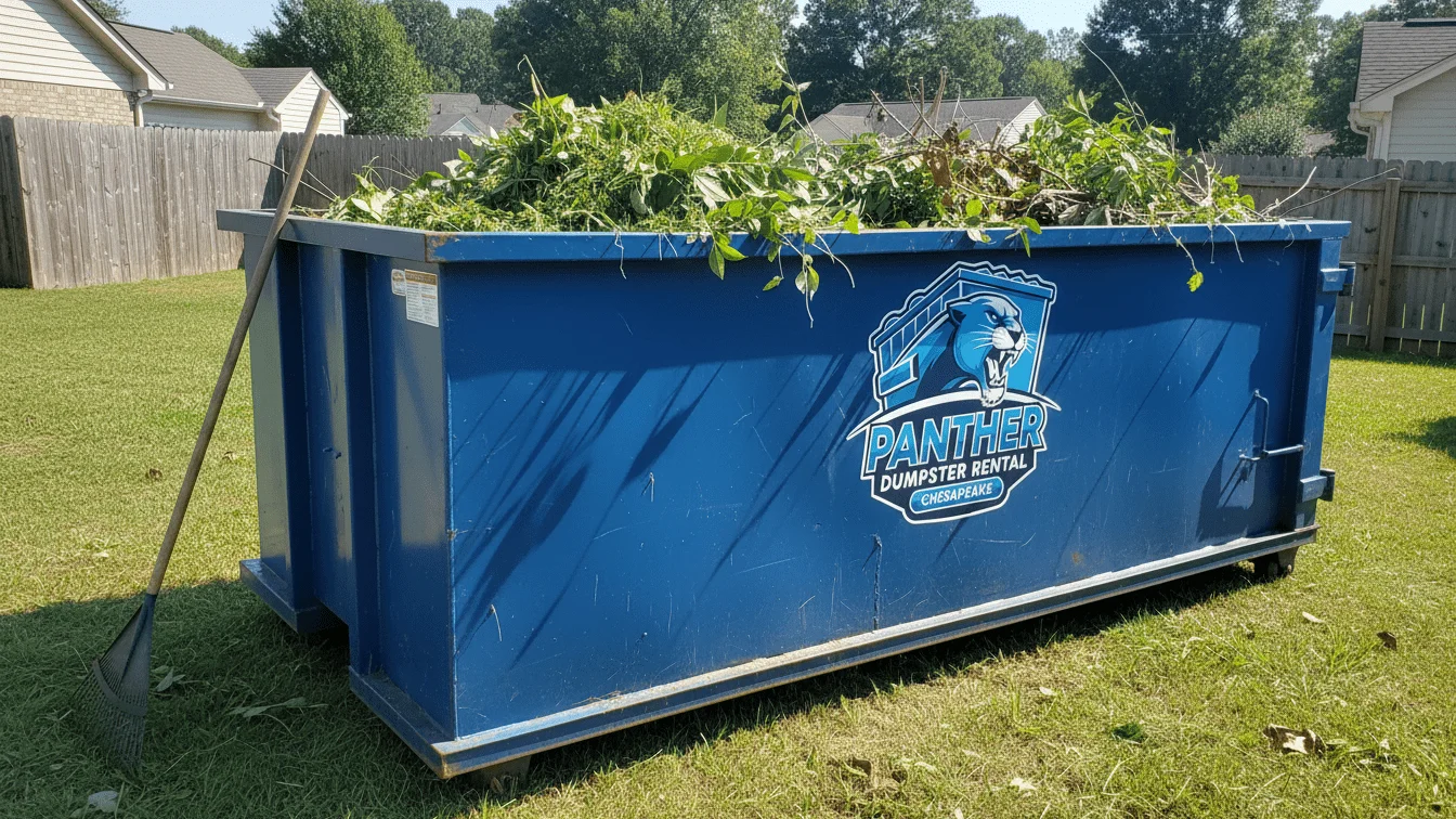 Yard Waste Dumpster Rental Chesapeake VA